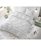 "Amira White",  200x220 cm,  puuvillasegust, 3 osaline voodipesukomplekt
