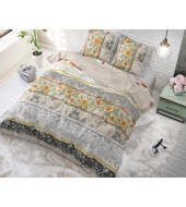 "Monica Taupe",  240x220 cm,  puuvillasegust, 3 osaline voodipesukomplekt
