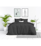 Stone Washed Anthracite 100% puuvill, 3-osaline komplekt, 240x220 cm