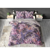 "Purple Rain",  200x220 cm,  puuvillasegust, 3-osaline voodipesukomplekt