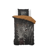 "Zebra Mansion Black"  puuvillane voodipesukomplekt, 140x220 cm, 2 osaline